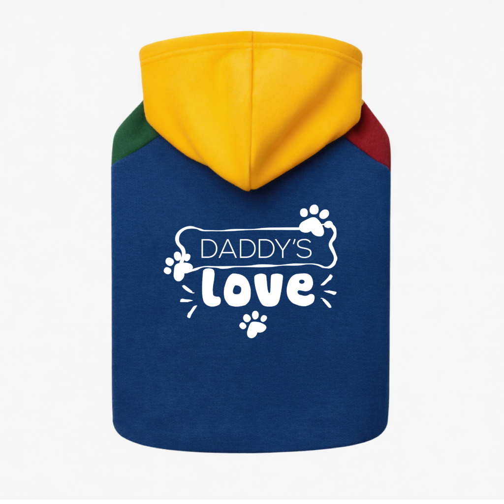 Felpa per cani “Daddy’s Love” TG. 2XL